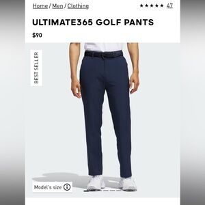 Adidas ULTIMATE365 GOLF PANTS TAGS ON